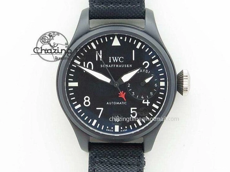 MIROTIME 0809 MoistureWicking Portofino Automatic RG IW356522 FKF 1:1 Best Edition Blue Dial on Black Croco Strap A 7109